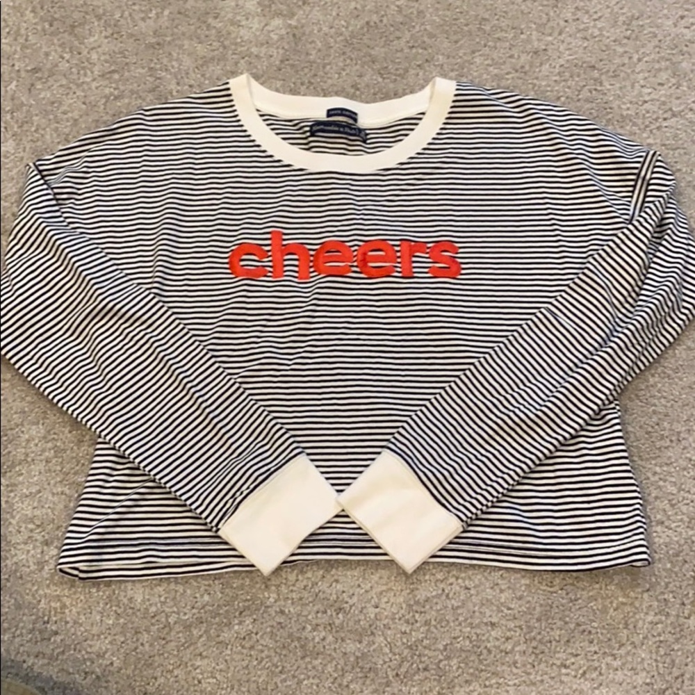 Abercrombie & Fitch “Cheers” Crop Top